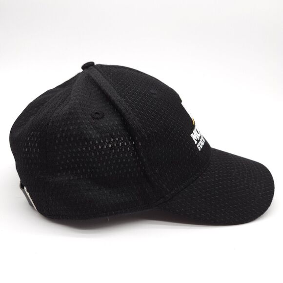 Montana State University Bobcats Strapback Mesh Hat Ball Cap Black NCAA College - Picture 4 of 7